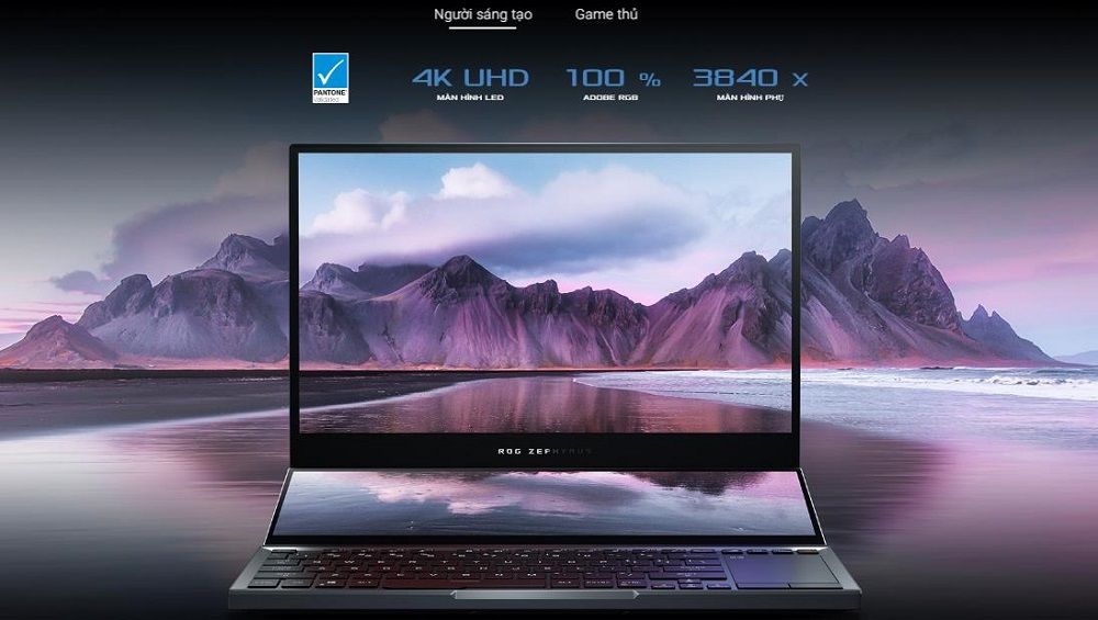 Asus ROG Zephyrus Duo 15 – Laptop gaming màn hình kép độc đáo