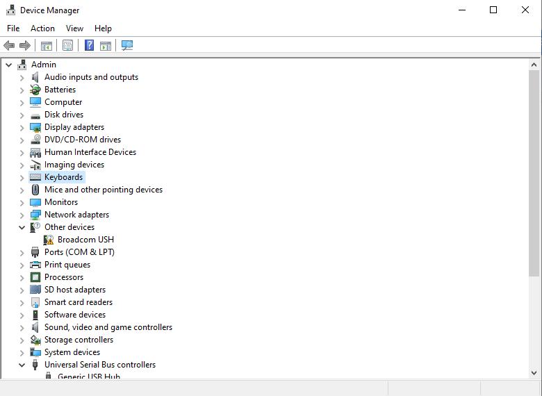 Tắt bàn phím laptop qua Device Manager - Bước 2