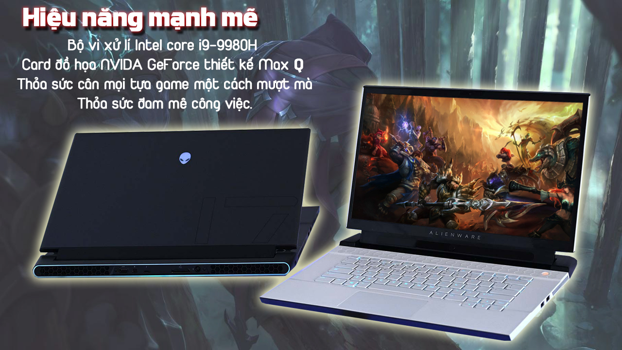 Hiệu năng Alienware M15/M17