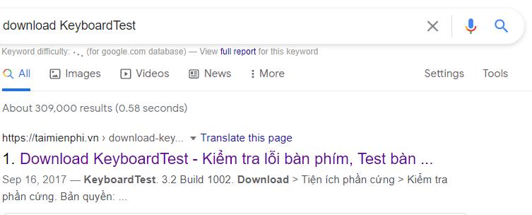 Download phần mềm test bàn phím laptop
